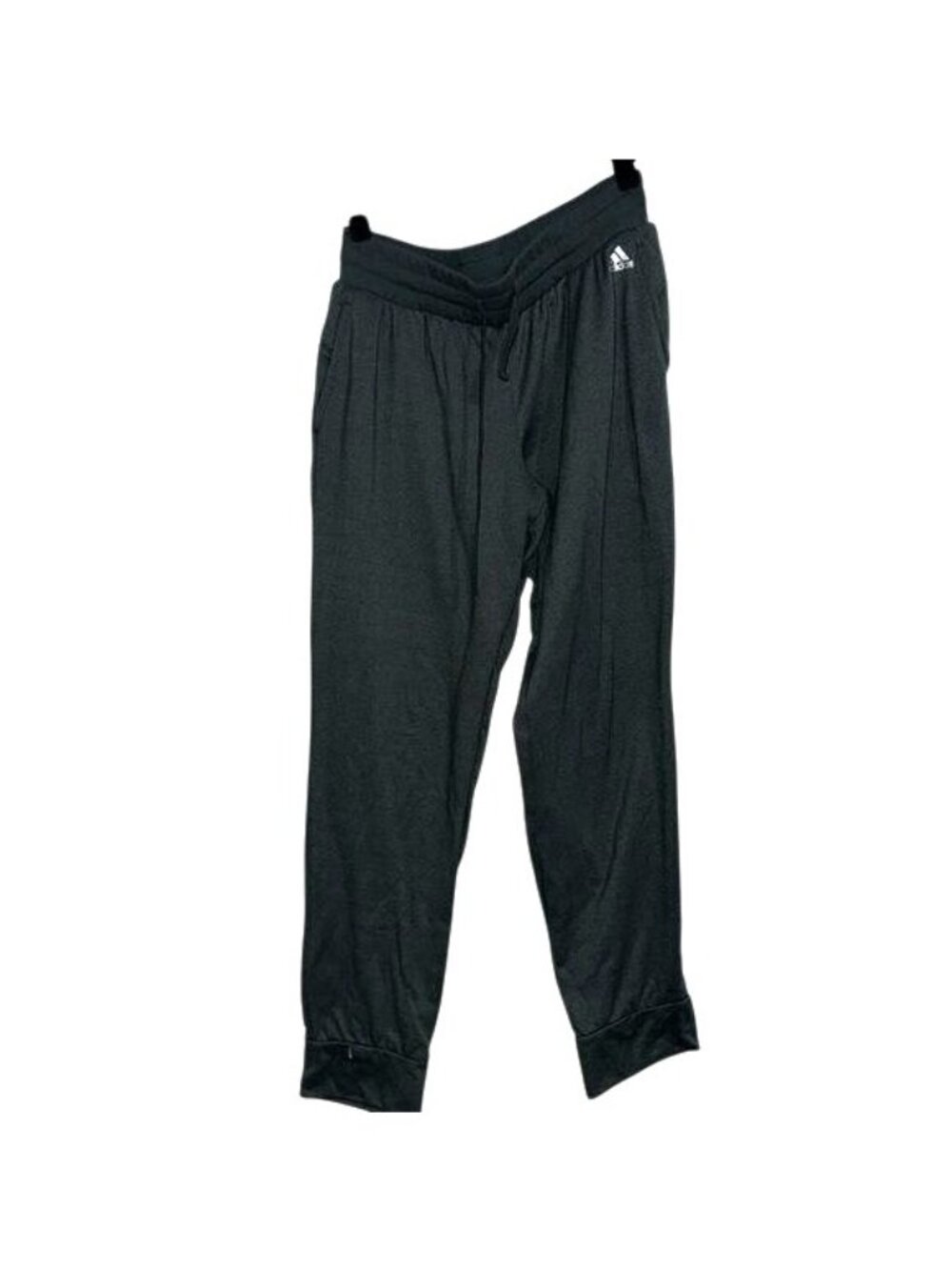 Adidas Womens Climalite Jogger Pants Size L Heather Gray